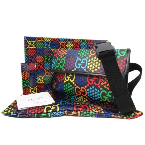 Gucci Handbags - Gucci Psychedelic Supreme Canvas Belt Bumbag Bag Multicolor fanny pack
